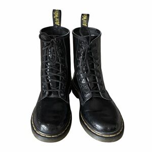 Dr. Martens 1460 Patent Leather Combat Boots US 7 UK 5 Black 🖤👢